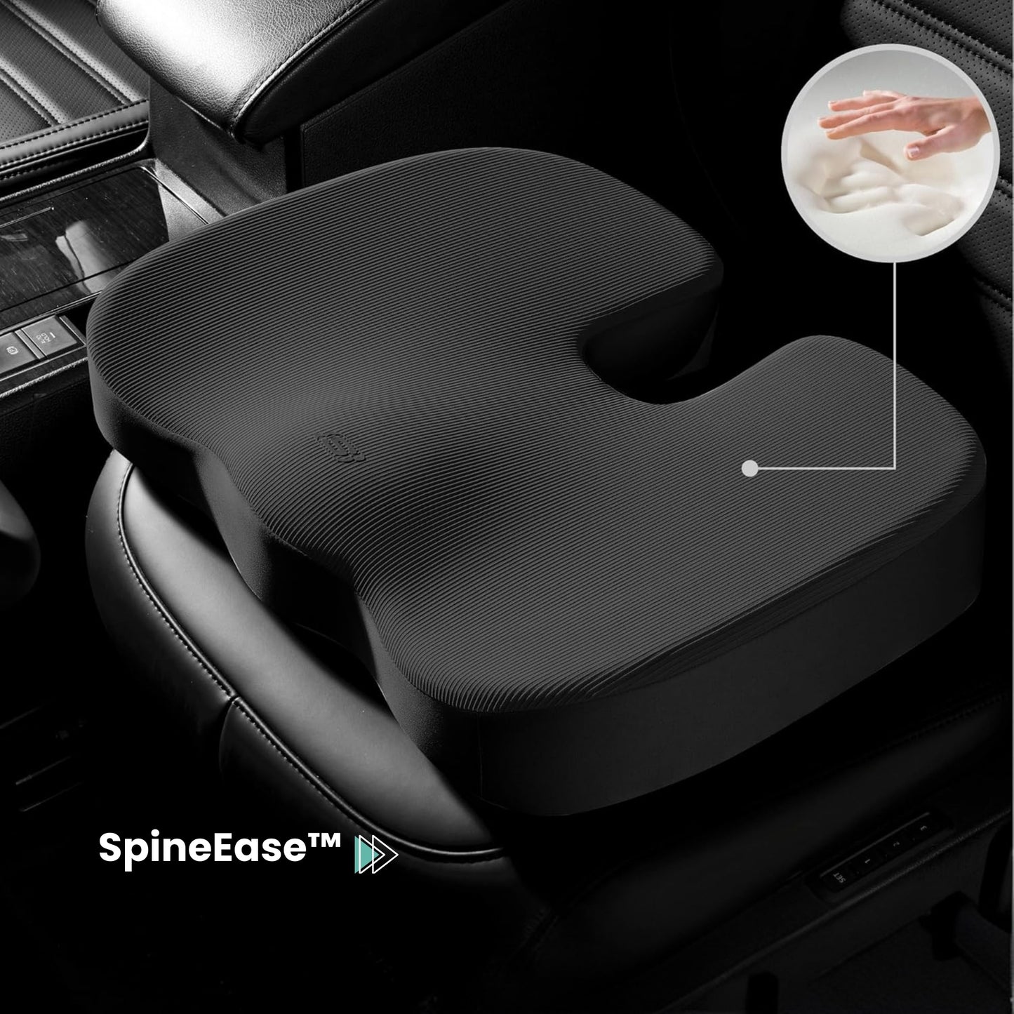 SpineEase™ Orthopedic Seat Cushion