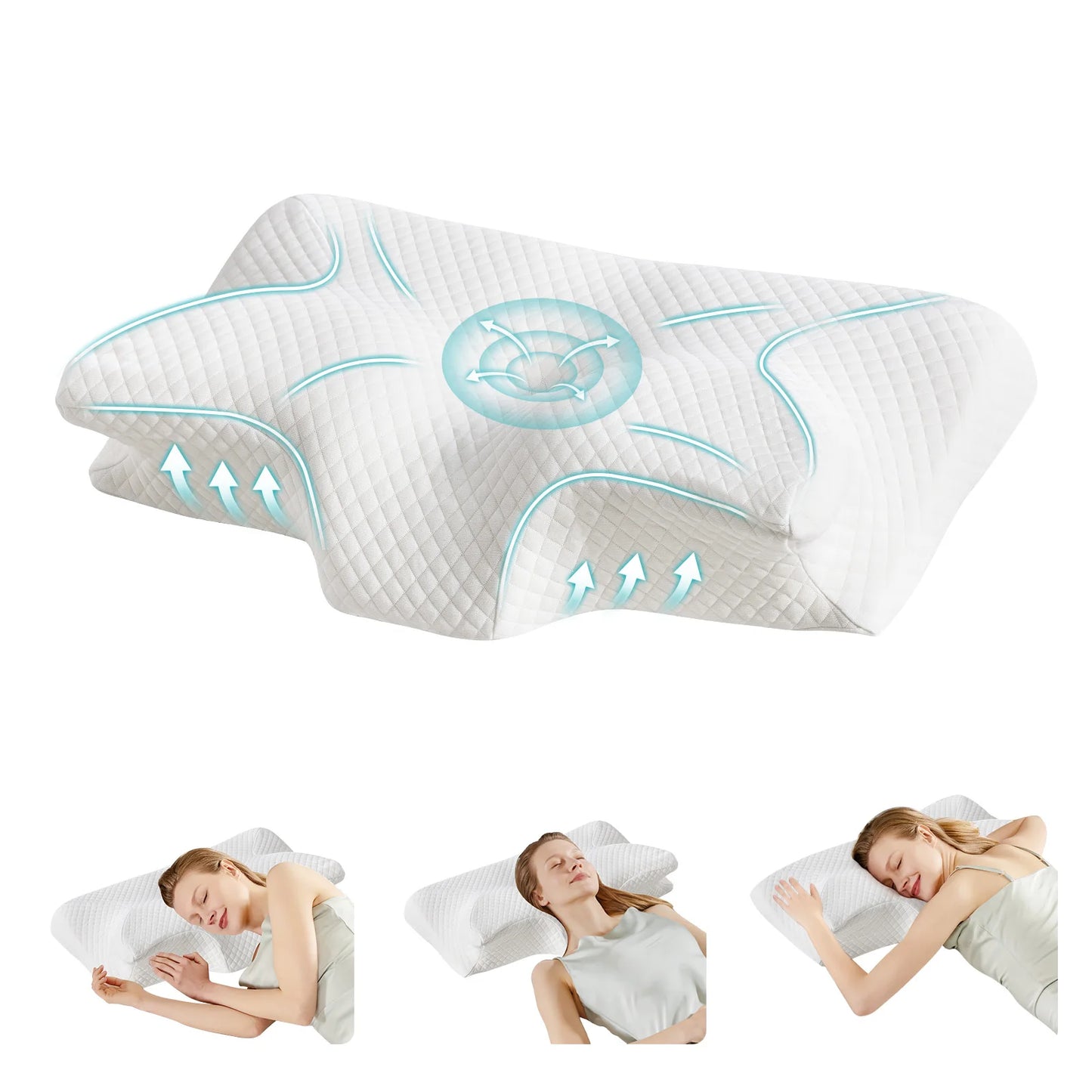 FlexiRest Cervical Memory Pillow