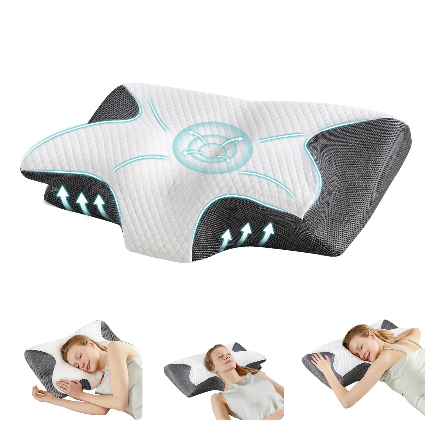 FlexiRest Cervical Memory Pillow
