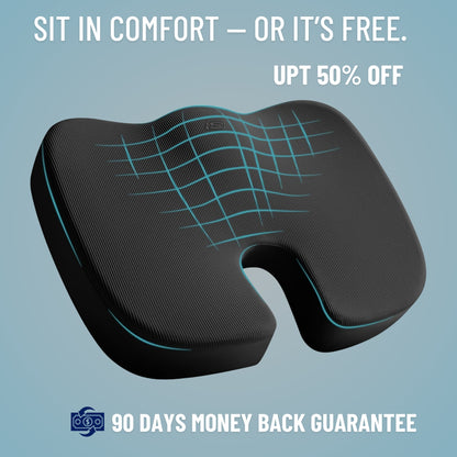 SpineEase™ Orthopedic Seat Cushion